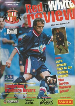 Sunderland v Tranmere Rovers programme cover